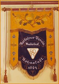 Radfahrerverein Wanderlust Rohnstadt 1924 - Vereinsfahne